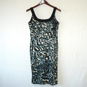 Donna Rico Women’s Animal Graphic Print Sleeveless Midi Dress